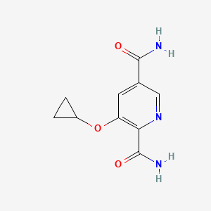 3-Cyclopropoxypyridine-2,5-dicarboxamide