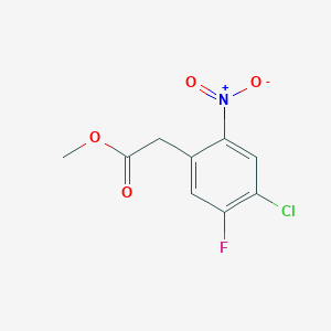 (4-Chloro-5-fluoro-2-nitro-phenyl)-acetic acid methyl ester