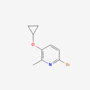 6-Bromo-3-cyclopropoxy-2-methylpyridine