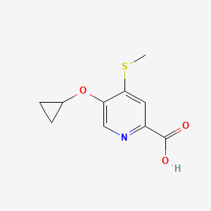 5-Cyclopropoxy-4-(methylthio)picolinic acid