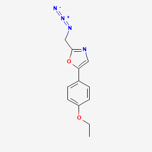 molecular formula C12H12N4O2 B1480927 2-(Azidomethyl)-5-(4-ethoxyphenyl)oxazole CAS No. 2098091-46-2