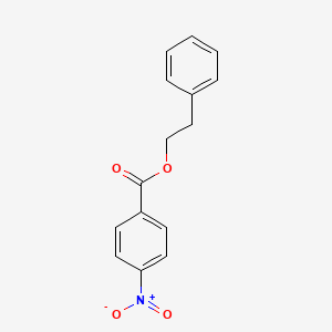 molecular formula C15H13NO4 B14809272 2-Phenylethyl 4-nitrobenzoate 