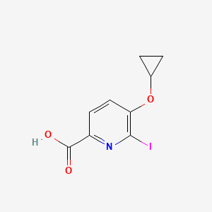 5-Cyclopropoxy-6-iodopicolinic acid