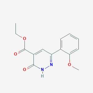 Ethyl 6-(2-methoxyphenyl)-3-oxo-2,3-dihydropyridazine-4-carboxylate