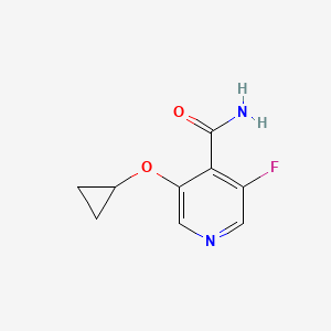 3-Cyclopropoxy-5-fluoroisonicotinamide