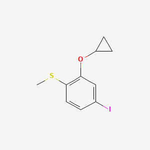 (2-Cyclopropoxy-4-iodophenyl)(methyl)sulfane