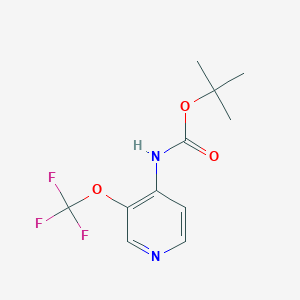 Tert-butyl 3-(trifluoromethoxy)pyridin-4-ylcarbamate