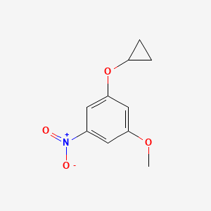 1-Cyclopropoxy-3-methoxy-5-nitrobenzene