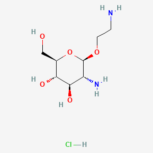 molecular formula C8H19ClN2O5 B14809339 2-Aminoethyl 2-amino-2-deoxy--D-Glucopyranoside hydrochloride 