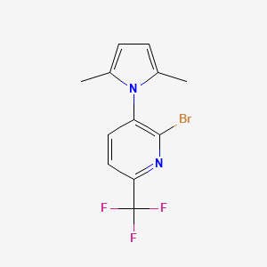 2-Bromo-3-(2,5-dimethyl-1H-pyrrol-1-yl)-6-(trifluoromethyl)pyridine