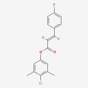 4-chloro-3,5-dimethylphenyl (2E)-3-(4-fluorophenyl)prop-2-enoate