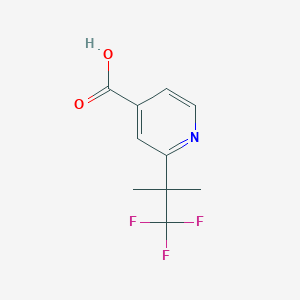 2-(1,1,1-Trifluoro-2-methylpropan-2-yl)isonicotinic acid