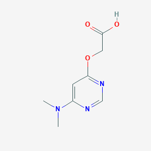 2-((6-(Dimethylamino)pyrimidin-4-yl)oxy)acetic acid
