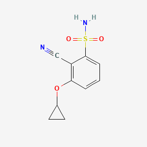 2-Cyano-3-cyclopropoxybenzenesulfonamide