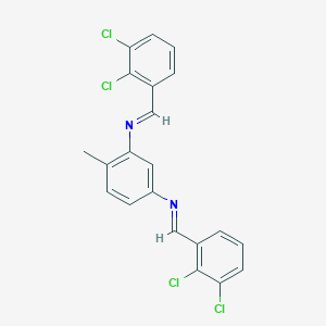 N,N'-bis[(E)-(2,3-dichlorophenyl)methylidene]-4-methylbenzene-1,3-diamine