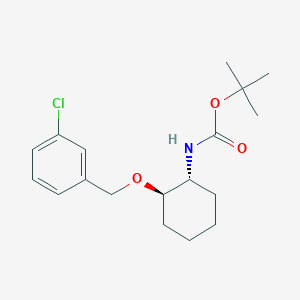 rel-tert-Butyl ((1R,2R)-2-((3-chlorobenzyl)oxy)cyclohexyl)carbamate