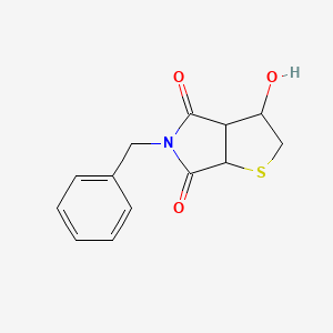 molecular formula C13H13NO3S B1480948 5-benzyl-3-hydroxytetrahydro-4H-thieno[2,3-c]pyrrole-4,6(5H)-dione CAS No. 2097966-16-8