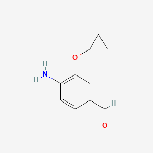 4-Amino-3-cyclopropoxybenzaldehyde