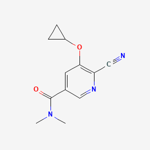 6-Cyano-5-cyclopropoxy-N,N-dimethylnicotinamide