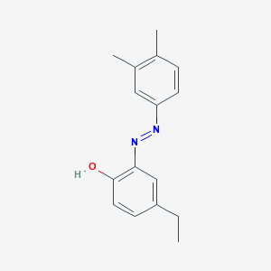 2-[(E)-(3,4-dimethylphenyl)diazenyl]-4-ethylphenol