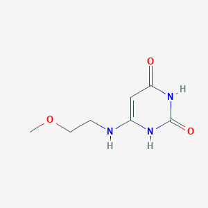 6-((2-methoxyethyl)amino)pyrimidine-2,4(1H,3H)-dione