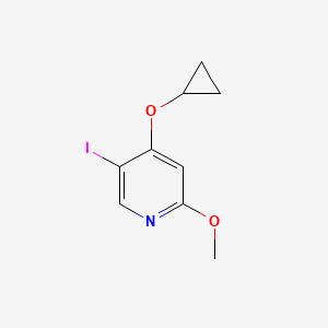 4-Cyclopropoxy-5-iodo-2-methoxypyridine