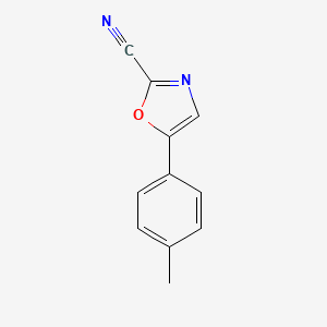 molecular formula C11H8N2O B1480953 5-(p-Tolyl)oxazole-2-carbonitrile CAS No. 2098091-82-6
