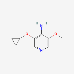 3-Cyclopropoxy-5-methoxypyridin-4-amine