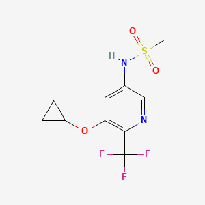 N-(5-Cyclopropoxy-6-(trifluoromethyl)pyridin-3-YL)methanesulfonamide