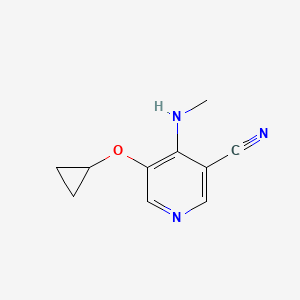 5-Cyclopropoxy-4-(methylamino)nicotinonitrile