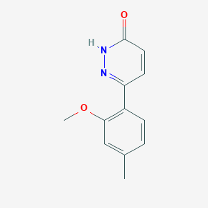 molecular formula C12H12N2O2 B1480957 6-(2-Methoxy-4-methylphenyl)pyridazin-3-ol CAS No. 2092092-22-1