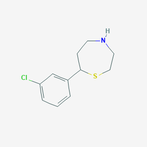 7-(3-Chlorophenyl)-1,4-thiazepane