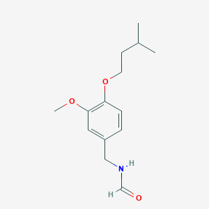 [3-Methoxy-4-(3-methylbutoxy)benzyl]formamide