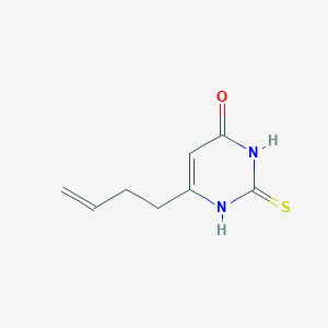 molecular formula C8H10N2OS B1480962 6-(but-3-en-1-yl)-2-thioxo-2,3-dihydropyrimidin-4(1H)-one CAS No. 54069-88-4