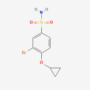 3-Bromo-4-cyclopropoxybenzenesulfonamide