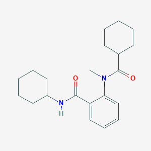 N-cyclohexyl-2-[(cyclohexylcarbonyl)(methyl)amino]benzamide