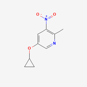 5-Cyclopropoxy-2-methyl-3-nitropyridine