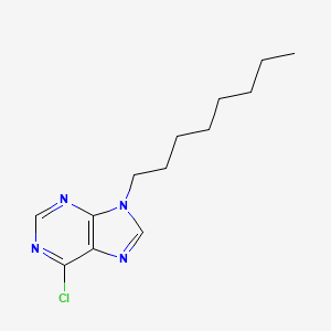 molecular formula C13H19ClN4 B14809695 6-Chloro-9-octylpurine CAS No. 7247-96-3