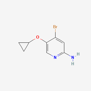 4-Bromo-5-cyclopropoxypyridin-2-amine