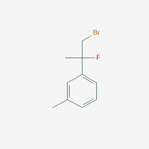 1-(1-Bromo-2-fluoropropan-2-yl)-3-methylbenzene