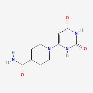 molecular formula C10H14N4O3 B1480975 1-(2,6-Dioxo-1,2,3,6-tetrahydropyrimidin-4-yl)piperidine-4-carboxamide CAS No. 2098043-91-3
