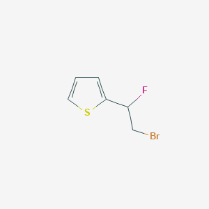 molecular formula C6H6BrFS B1480976 2-(2-Bromo-1-fluoroethyl)thiophene CAS No. 2092263-20-0
