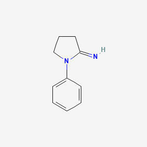 molecular formula C10H12N2 B14809761 1-Phenylpyrrolidin-2-imine CAS No. 7544-81-2