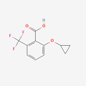 2-Cyclopropoxy-6-(trifluoromethyl)benzoic acid