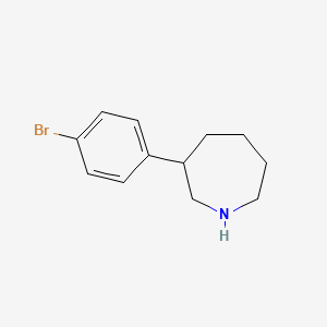 molecular formula C12H16BrN B14809768 3-(4-Bromophenyl)azepane 