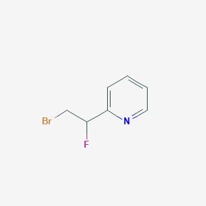 molecular formula C7H7BrFN B1480978 2-(2-Bromo-1-fluoroethyl)pyridine CAS No. 1409939-84-9