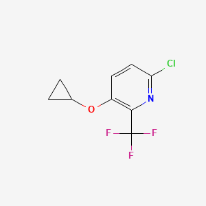 6-Chloro-3-cyclopropoxy-2-(trifluoromethyl)pyridine