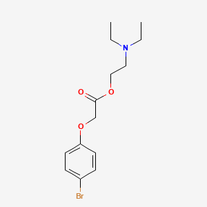 Acetic acid, (4-bromophenoxy)-, 2-(diethylamino)ethyl ester