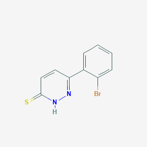 molecular formula C10H7BrN2S B1480981 6-(2-Bromophenyl)pyridazine-3-thiol CAS No. 2090573-25-2