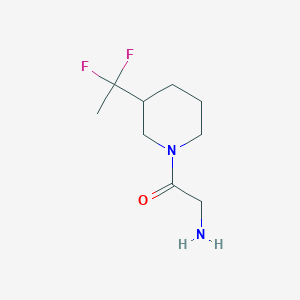2-Amino-1-(3-(1,1-difluoroethyl)piperidin-1-yl)ethan-1-one